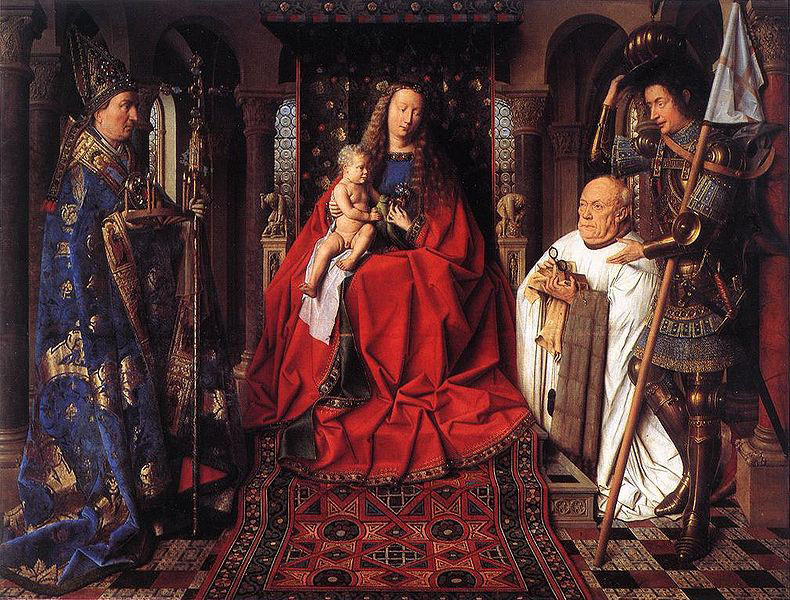 Madonna with Canon van der Paele